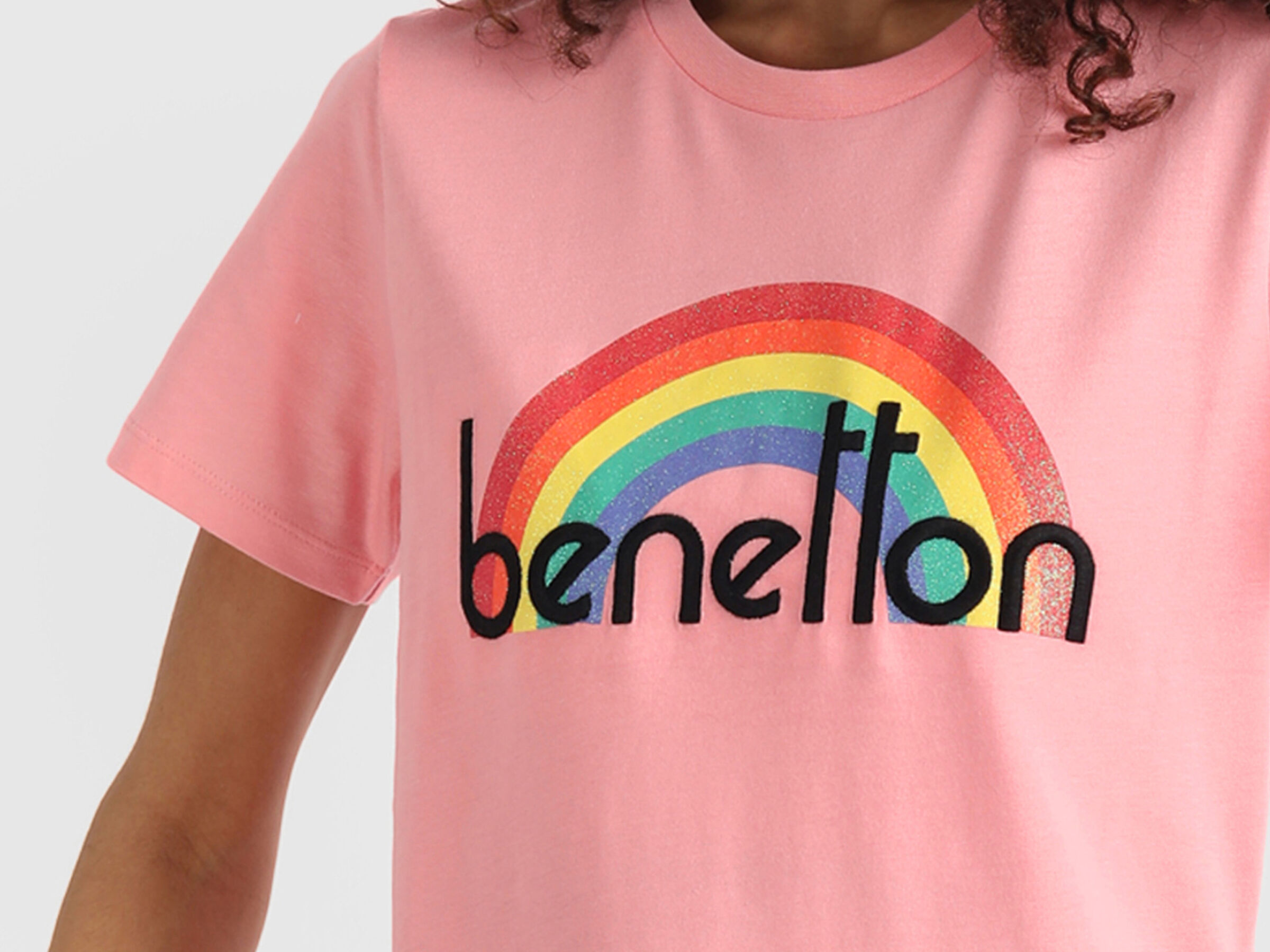 Rainbow Print Top image number 6